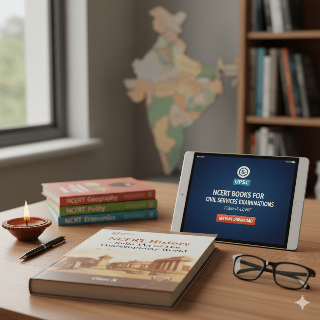 NCERT Books for UPSC (Classes 6–12)